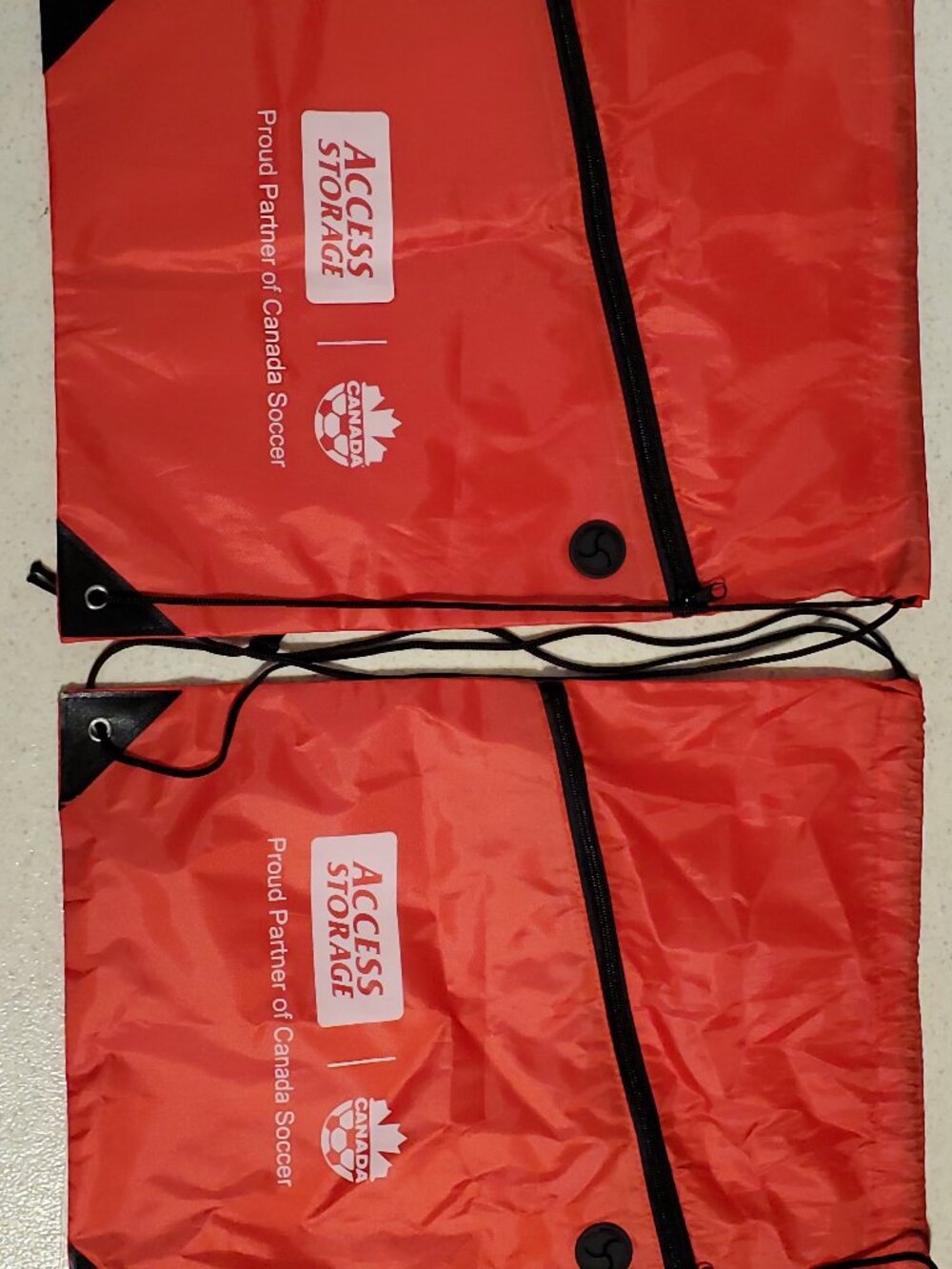 2 Girls/Boys Soccer Equipment Back Packs - Adjustable - Brand New
